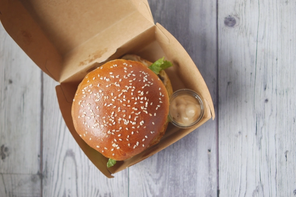Burger Box packaging